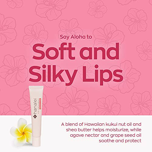 Hanalei Lip Treatment to Soothe Dry Lips Travel-Size Set (5g x 3) Peach Pink 4