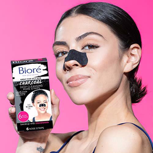 Bioré, 6 Count (Pack of 1) CHARCOAL PORE STRIPS 7