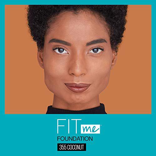 Maybelline New York Fit Me Matte + Poreless Liquid Foundation 355 Coconut 3