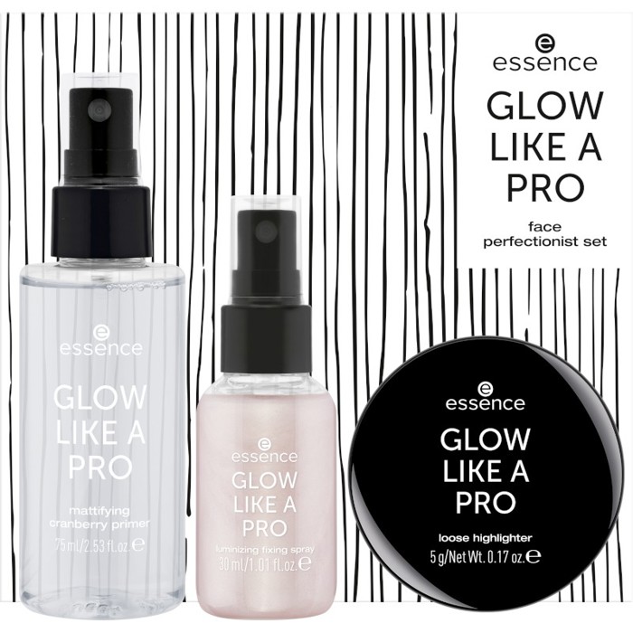 essence GLOW LIKE A PRO face perfectionist set 03 Rose sparkle 1