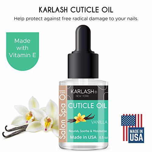 Karlash Salon Spa Premium Brush On Cuticle Oil, Vanilla 2