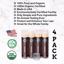Earth's Daughter USDA Organic Lip Balm 4-Pack Vanilla Bean 4-Pack Thumbnail 3