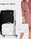 Relavel Travel Makeup Train Case Cosmetic Organizer with Adjustable Dividers Thumbnail 5