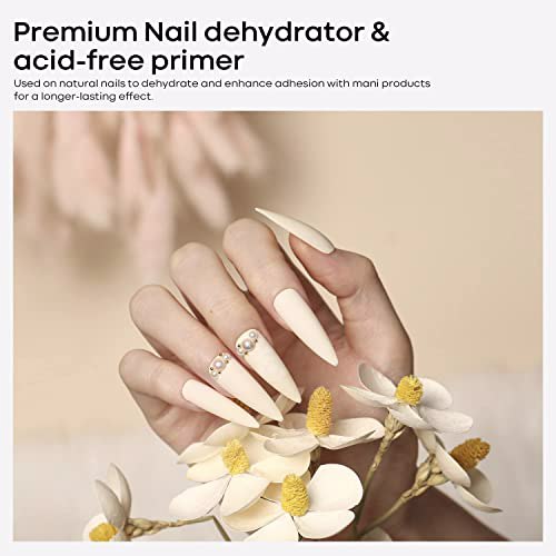 Modelones Gel Nail Polish Nail Dehydrator and Primer, 4Pcs 2