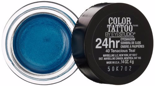 Maybelline New York ColorTattoo Metal 24HR Cream Gel Eyeshadow, Tenacious Teal 2
