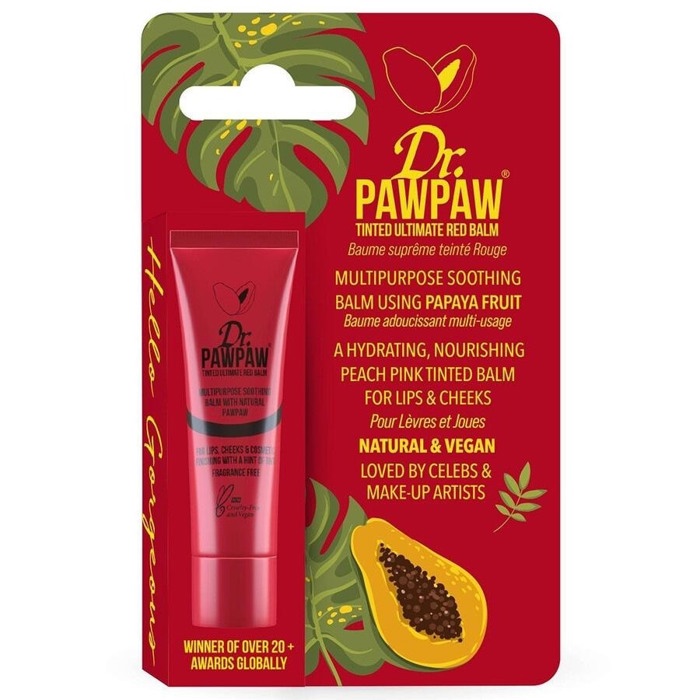 Dr. PAWPAW Tinted Peach Pink Balm RED