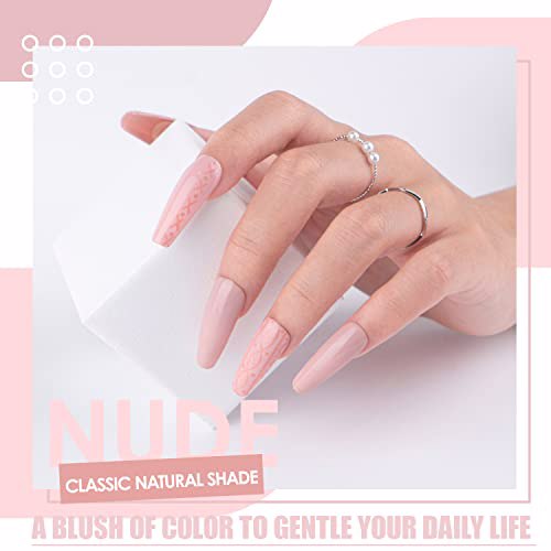 Gellen Gel Nail Polish Kit, Classic Nudes 4
