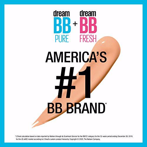 Maybelline Dream Pure Skin Clearing BB Cream, 8-in-1 Skin Perfecting Medium/Deep 3