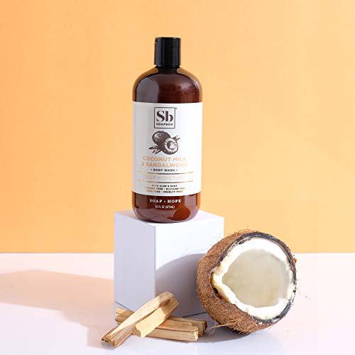 Soapbox Body Wash, Coconut Milk & Sandalwood (Pack of 3) 2