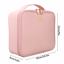 Relavel Travel Makeup Train Case Makeup Cosmetic Organizer Pink Thumbnail 7