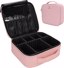 Relavel Travel Makeup Train Case Makeup Cosmetic Organizer Pink Thumbnail 1