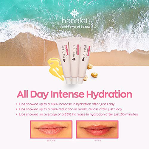 Hanalei Lip Treatment to Soothe Dry Lips Travel-Size Set (5g x 3) Peach Pink 8