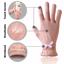 EvridWear Beauty Cotton Gloves, XS Feather Weight Pink Color Thumbnail 2